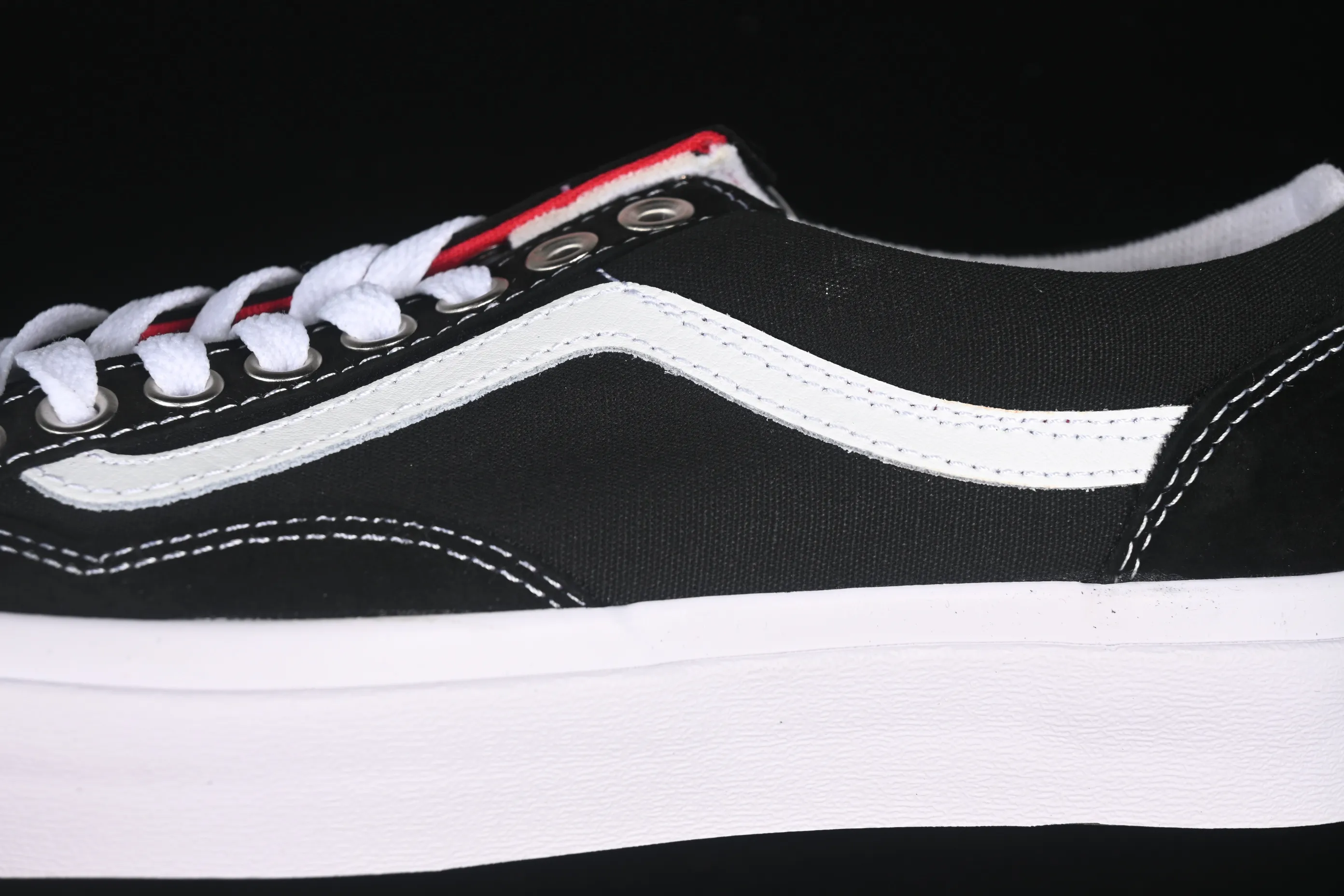 All categories Vans Vans series Vans Low Vans low-top Vans Old Skool Pro Vans official black and white comfortable and versatile casual skate shoes VN0A45JB3K1